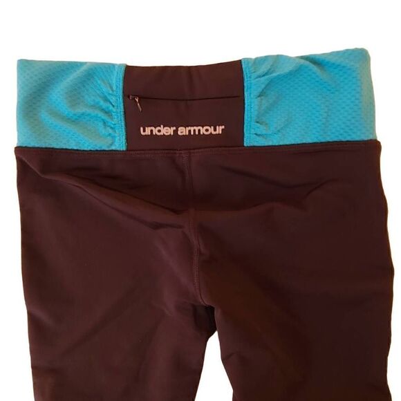 Under Armour Women's Pair UA Fly-By Compression Pink & Blue Capri Leggings Small - Picture 12 of 15